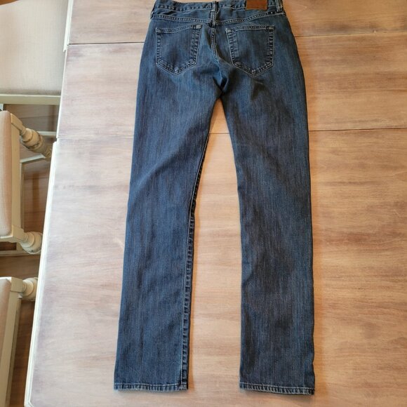 Lucky Brand 121 Heritage Slim Straight Leg Dark Wash Blue Men's Jeans 30x34 - Picture 2 of 8